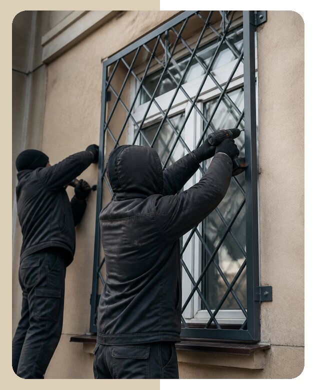 Установка антивандальных решеток на окна в Арсеньеве
